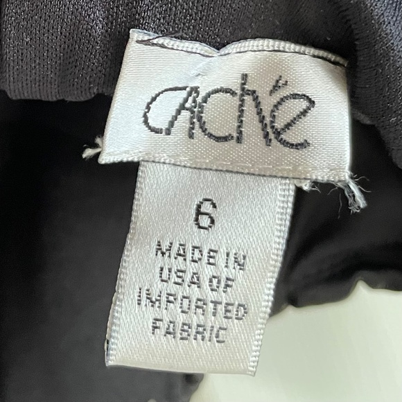 Cache Vintage Glam Black Strapless Maxi Dress with Swarovski Crystals Size 6 - Picture 10 of 10